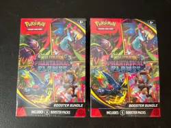 Pokemon TCG Mega Evolution Phantasmal Flames Booster Bundle Lot of 2 New/Sealed - Image 1