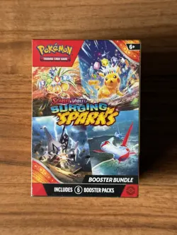 Pokemon TCG Surging Sparks Booster Bundle - 6 Booster Packs Scarlet & Violet - Image 1