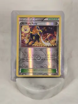 Pokemon All-Night Party Trainer Stadium Holo Uncommon 96/122 Breakpoint NM - Image 1