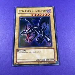 Red-Eyes B. Dragon Ultra Rare Starter Deck Joey SDJ-001 Yugioh TCG - Image 1