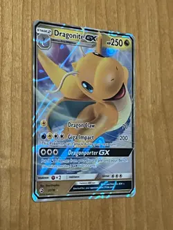 Pokemon Dragonite GX 37/70 Dragon Majesty Ultra Rare NM - Image 2