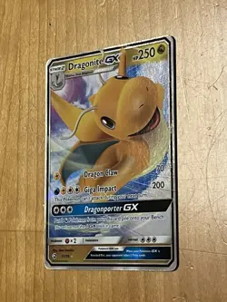 Pokemon Dragonite GX 37/70 Dragon Majesty Ultra Rare NM - Image 4
