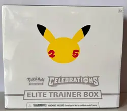 Pokemon Celebrations 25th Anniversary Elite Trainer Box ETB Sealed TCG Rare - Image 1