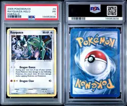 2005 Pokemon EX Emerald Rayquaza-Holo #9 PSA 1 PR - Image 3