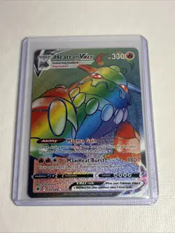 Pokemon TCG Heatran VMAX (Secret) 191/189 - Astral Radiance Rainbow - Image 1