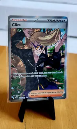 Pokemon TCG Clive 227/091 Scarlet & Violet - Paldean Fates Ultra Rare Trainer - Image 1