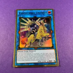 Yugioh TCG Knightmare Unicorn Maximum Gold: El Dorado MGED-EN034 1st Edition - Image 1