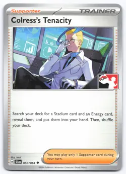 Pokemon TCG Colress's Tenacity 057/064 Shrouded Fable Prize Pack Stamped NM - Image 1