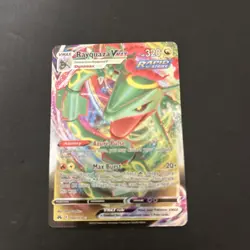 Pokemon TCG Rayquaza VMAX Rapid Strike Crown Zenith Holo Ultra Rare 102/159 NM/M - Image 1
