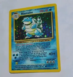 Pokemon TCG Base Set Blastoise 2/102 Holo Rare Light Play LP - Image 2