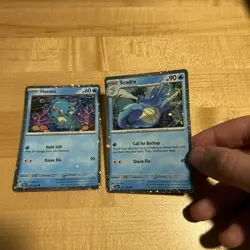 Pokemon TCG: Horsea 010/064 Seadra 011/064 Cosmos Promo Holo Shrouded Fable NM - Image 2