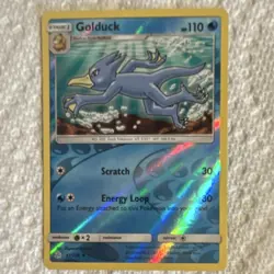 Pokemon TCG Golduck 41/236 Sun & Moon Stage 1 110 HP Reverse Holo English - Image 1
