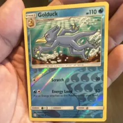 Pokemon TCG Golduck 41/236 Sun & Moon Stage 1 110 HP Reverse Holo English - Image 3
