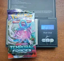 Heavy 23.06g Pokemon Tcg temporal forces Booster Pack Factory Sealed New - Image 1