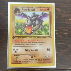 💥 AERODACTYL 1ST EDITION Non Holo # 16/62 | FOSSIL SET | Pokemon 1999 Vintage - Image 1