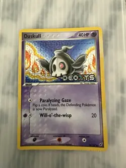 Pokemon TCG Duskull Reverse Holo Stamped EX Deoxys 2005 58/107 - Image 1