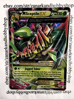 Pokemon M Sceptile EX 8/98 XY Evolutions LP - Image 1