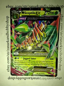 Pokemon M Sceptile EX 8/98 XY Evolutions LP - Image 2