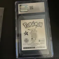 CGC Pokemon Ash & Pikachu Merlin S29 CGC 9 | Clean Centering | Vintage Glitter - Image 2