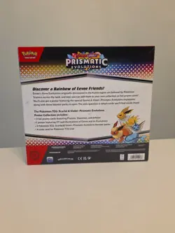 Pokemon TCG Prismatic Evolutions Poster Collection Box Factory Sealed - Image 2