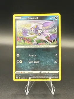 Hisuian Sneasel 092/189 Astral Radiance Cosmos Holo With Swirl 💫Pokemon - LP - Image 1