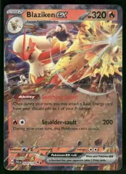 Blaziken ex 024/159 Double Rare Holo NM Pokemon SV09: Journey Together - Image 1