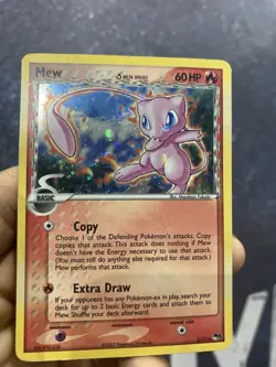 Pokemon Pop Series 5 Mew Holo INVERTED BACK/HOLO BLEED DOUBLE ERROR 2 SWIRLS🌀 - Image 2