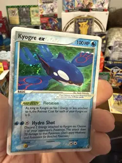 Pokemon TCG: Kyogre Ex Holo 95/100 Crystal Guardians LP - Image 2