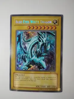 Konami Yu-Gi-Oh! Blue-Eyes White Dragon LP BPT-009 Secret Rare Limited Edition - Image 1