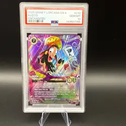 Disney Lorcana Kuzco Impulsive Llama Enchanted PSA 10 Gem Mint! - Image 1