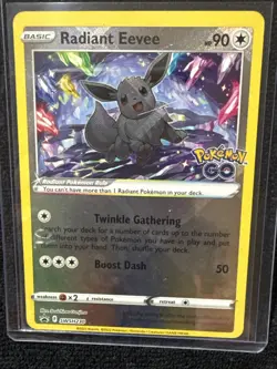 Pokemon Eevee Radiant SWSH230 Promo Card Holo, Near Mint Condition - Image 3