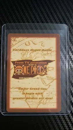 BANDAI One Piece Hyper Battle LUFFY PIRATES S101 HOLO FOIL SCARCE VINTAGE CARD - Image 2