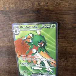 Decidueye EX 100/088 Full Art Pokemon TCG Rare Card English Clean - Image 4