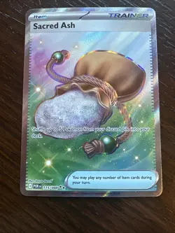 Pokemon Perfect Order Sacred Ash Item Card Full Art 115/088 Near Mint - Image 1