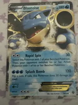 Pokemon TCG Blastoise EX 29/146 XY Ultra Rare Holo 180 HP Basic Water Card 120 - Image 3