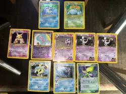 Pokemon TCG Card Lot - Sabrina’s Gengar, Gyarados, Mewtwo, Alakazam, Mew, Holo - Image 1