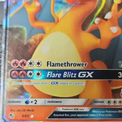 Charizard GX 9/68 Hidden Fates Ultra Rare Full Art Holo Pokemon Card - Image 3