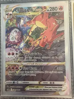 Pokemon Charizard VSTAR SWSH262 Sword & Shield Promo Holo Card English - Image 1