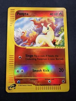 Ponyta - 126/165 - Pokemon Expedition Reverse Holo Rare Card LP FREE SHIPPING - Image 1