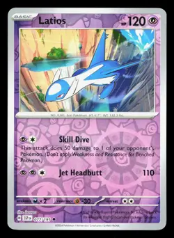 Latios 077/191 Surging Sparks NM Reverse Holo Pokemon Card TCG - Image 1
