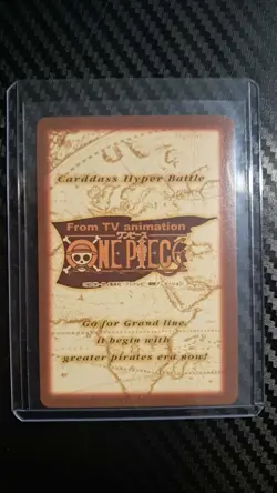 BANDAI One Piece Hyper Battle S75 LUFFY CREW HOLO FOIL SCARCE EARLY VINTAGE CARD - Image 2