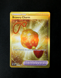 Pokemon Card TCG - Bravery Charm 175/142 - Stellar Crown - Hyper Rare - NM ⭐ - Image 1
