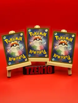 Flareon Jolteon Vaporeon Holo Pokemon 151 SV2a Eeveelution Card Set Japanese - Image 2