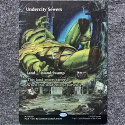 MTG Undercity Sewers (Borderless) Non-foil M 0020 Teenage Mutant Ninja Turtles - Image 1