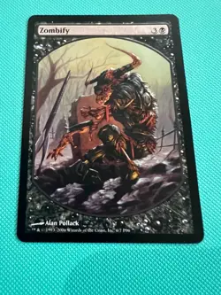 Zombify - Promo - Borderless - MTG - Magic the Gathering - Player Rewards - Image 1