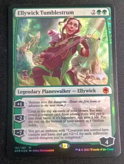 MTG D&D Forgotten Realms - Ellywick Tumblestrum - Foil Mythic Promo Pack - Image 1
