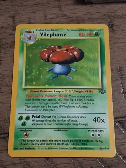 Pokemon TCG: Vileplume (15/64) - Jungle, Holo LP - Image 1