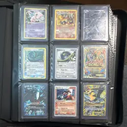 Pokemon TCG Card Lot Binder Mewtwo Rayquaza Blaziken Holo Foil Full Art - Image 1