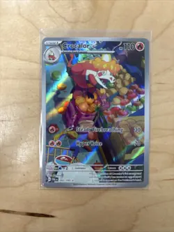 Crocalor 202/193 Sv02: Paldea Evolved Holo Illustration Rare Pokemon TCG - Image 1
