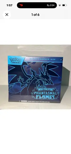 Pokemon Phantasmal Flames ETB Elite Trainer Box Sealed - Image 1